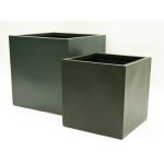 george cube fiberglass planter