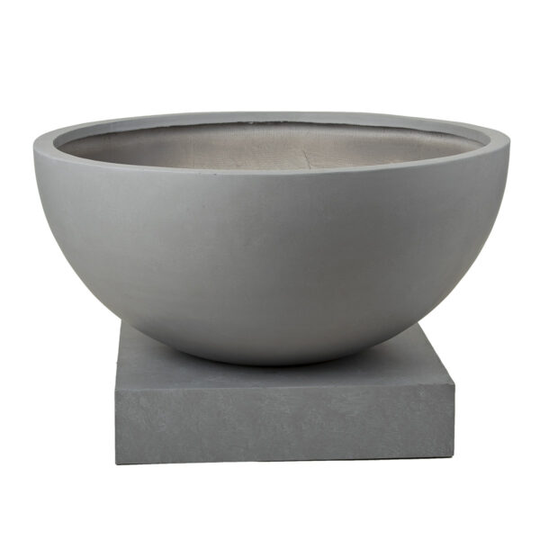 Polyfiber-Low-Bowl-Stand-Grey-Sized