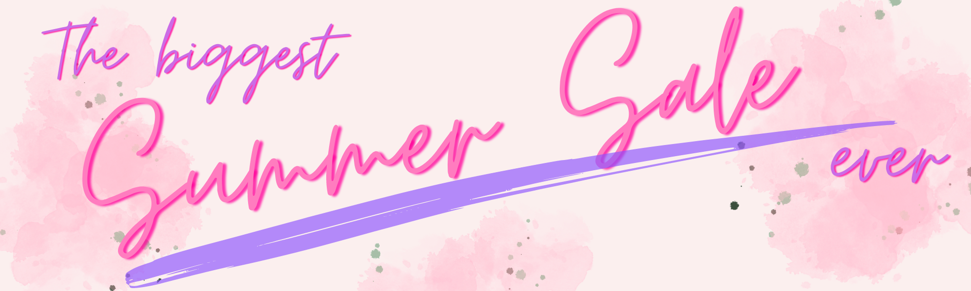SUMMER SALE 2025 banner
