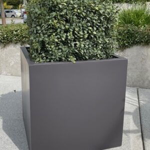 Burnished Pewter- 12" CUBE - CURRENT SPECIAL